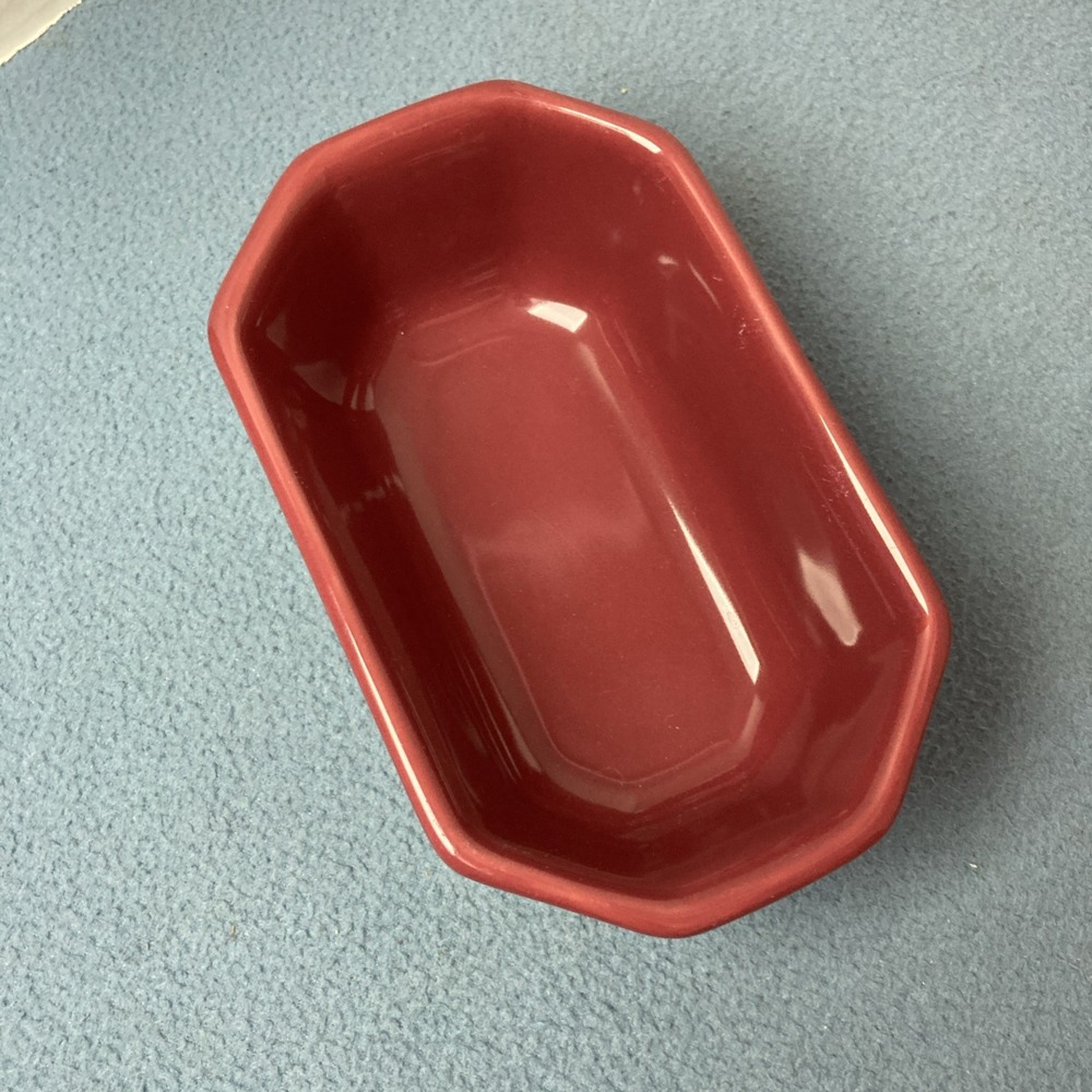 Longaberger Pottery Nature's Garland Paprika Serving/Candy/Nut/Decor Dish - Picture 5 of 10